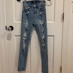 Aeropostale high rise curvy skinny jeans Size 0